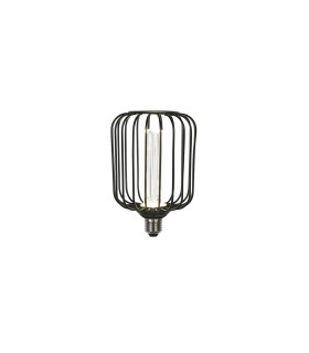 Drum Lamp Black 4.5W 4000K 1x E27-3