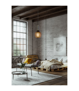 Decorative Lamp Black Dimmable 1x E27-2
