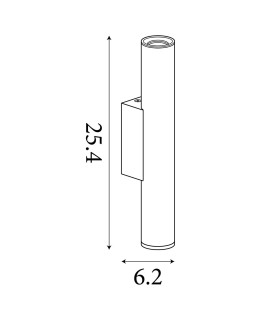 Beacon Up Down Wall Light 2x GU10-6