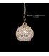 Globe Non-Electric SHADE ONLY French Gold, Crystal - 2