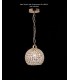 Globe Non-Electric SHADE ONLY French Gold, Crystal - 5