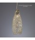 Drum Non-Electric SHADE ONLY French Gold, Crystal - 2