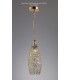 Drum Non-Electric SHADE ONLY French Gold, Crystal - 5