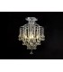 Semi Flush Ceiling 4 Light Polished Chrome, Crystal - 2