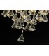 Semi Flush Ceiling 4 Light Polished Chrome, Crystal - 6