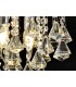 Semi Flush Ceiling 4 Light Polished Chrome, Crystal - 8