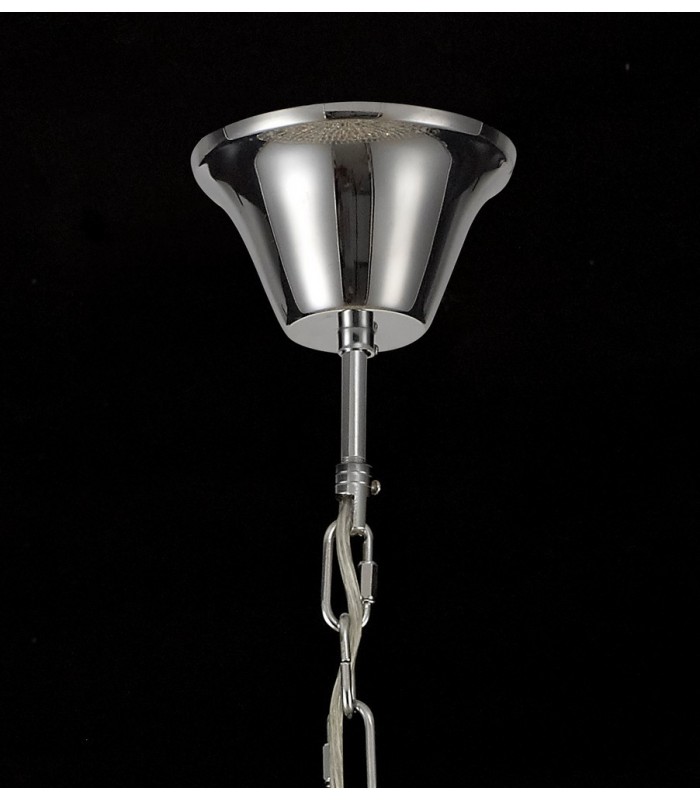 Ceiling Pendant 9 Light Polished Chrome, Crystal - 4
