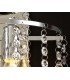 Wall Lamp Switched 2 Light Polished Chrome, Crystal - 7