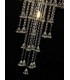 Tall Ceiling Cluster Pendant 9 Light Polished Chrome, Crystal - 6