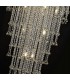 Tall Ceiling Cluster Pendant 15 Light Polished Chrome, Crystal - 6