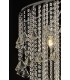 Tall Ceiling Cluster Pendant 15 Light Polished Chrome, Crystal - 8