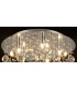 Semi Flush Ceiling Round 5 Light Polished Chrome, Crystal - 4