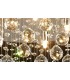 Semi Flush Ceiling Round 5 Light Polished Chrome, Crystal - 5