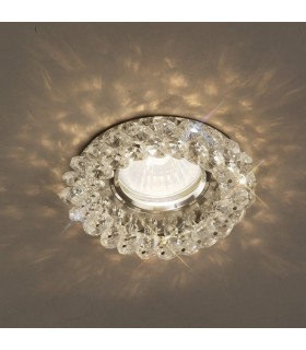 Cluster Recessed Downlight Round RIM ONLY Clear, Requires 100035310 To Complete The Item - 2