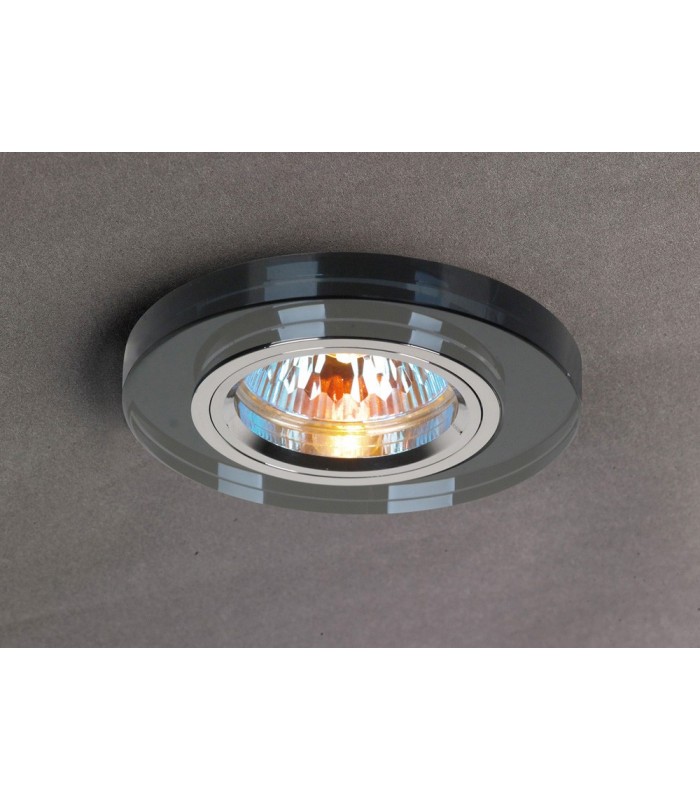 Recessed Downlight Shallow Round RIM ONLY Black, Requires 100035310 To Complete The Item - 2