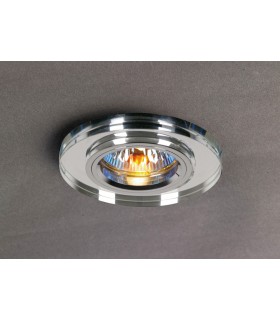 Recessed Downlight Shallow Round RIM ONLY Clear, Requires 100035310 To Complete The Item - 2