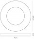 Recessed Downlight Shallow Round RIM ONLY Clear, Requires 100035310 To Complete The Item - 3