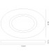 Recessed Downlight Oval RIM ONLY Black, Requires 100035310 To Complete The Item - 3