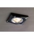 Recessed Downlight Chamfered Square RIM ONLY Black, Requires 100035310 To Complete The Item - 2