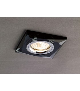 Recessed Downlight Chamfered Square RIM ONLY Black, Requires 100035310 To Complete The Item - 2