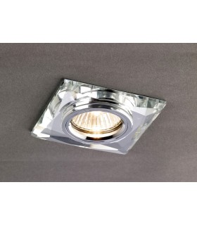 Recessed Downlight Chamfered Square RIM ONLY Clear, Requires 100035310 To Complete The Item - 2