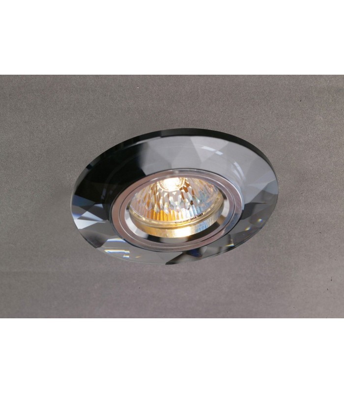 Recessed Downlight Chamfered Round RIM ONLY Black, Requires 100035310 To Complete The Item - 2