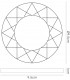 Recessed Downlight Chamfered Round RIM ONLY Clear, Requires 100035310 To Complete The Item - 3