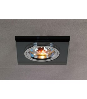 Recessed Downlight Shallow Square RIM ONLY Black, Requires 100035310 To Complete The Item - 2