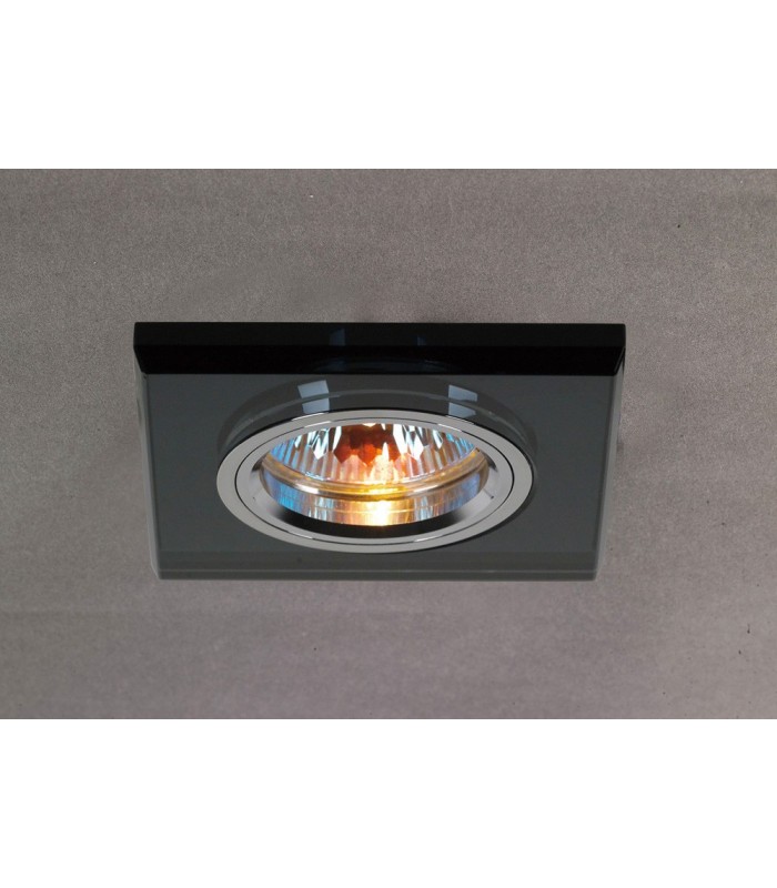 Recessed Downlight Shallow Square RIM ONLY Black, Requires 100035310 To Complete The Item - 2