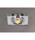 Recessed Downlight Shallow Square RIM ONLY Clear, Requires 100035310 To Complete The Item - 2