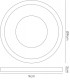 Recessed Downlight Deep Round RIM ONLY Black, Requires 100035310 To Complete The Item - 3