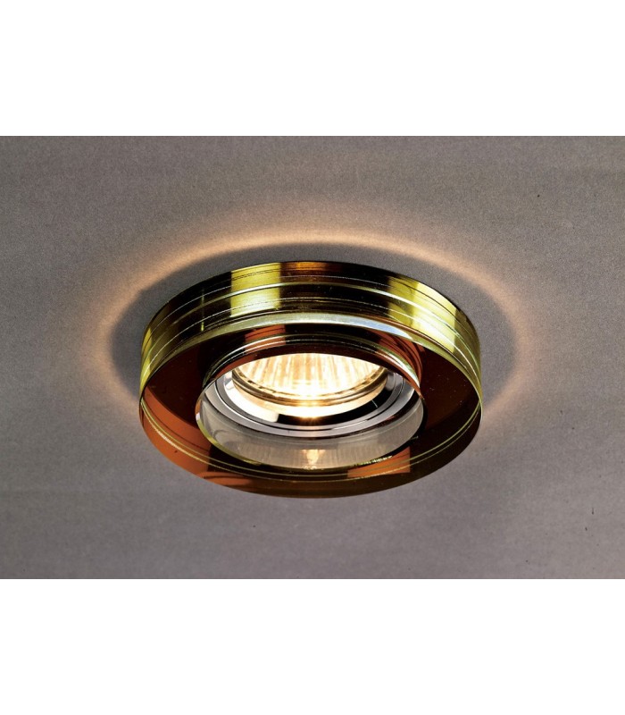 Recessed Downlight Deep Round RIM ONLY Bronze, Requires 100035310 To Complete The Item - 2