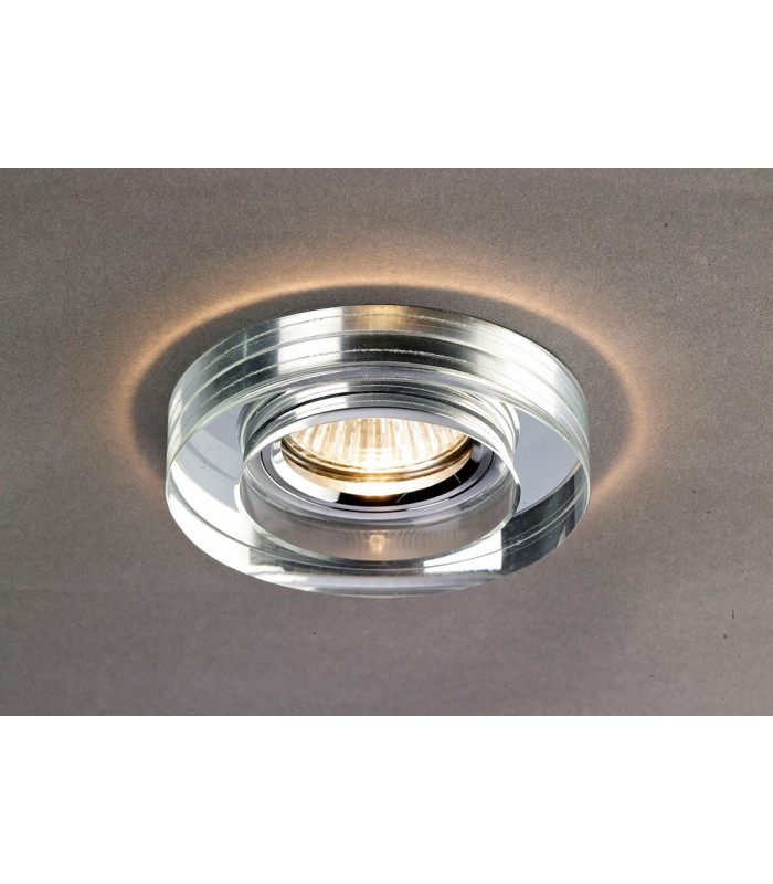 Recessed Downlight Deep Round RIM ONLY Clear, Requires 100035310 To Complete The Item - 2