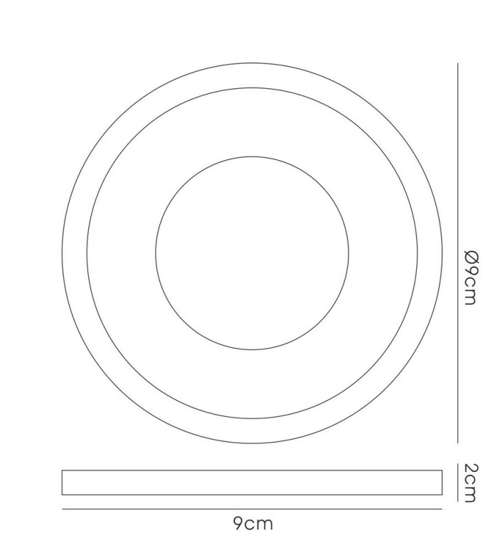 Recessed Downlight Deep Round RIM ONLY Clear, Requires 100035310 To Complete The Item - 3