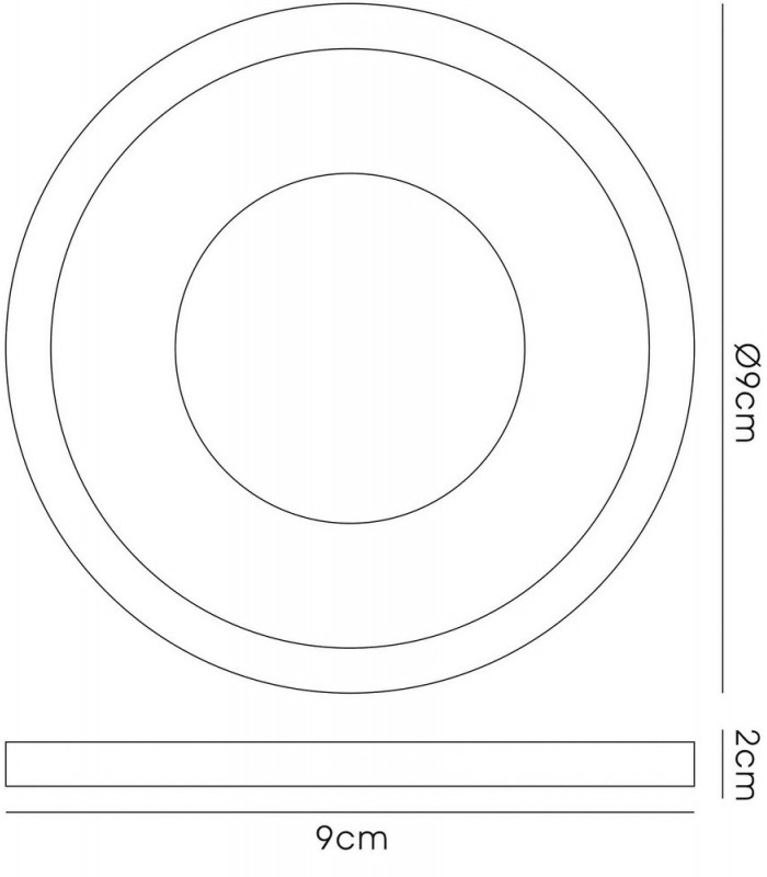 Recessed Downlight Deep Round RIM ONLY White Wine, Requires 100035310 To Complete The Item - 3