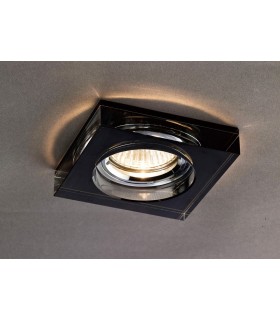Recessed Downlight Deep Square RIM ONLY Black, Requires 100035310 To Complete The Item - 2
