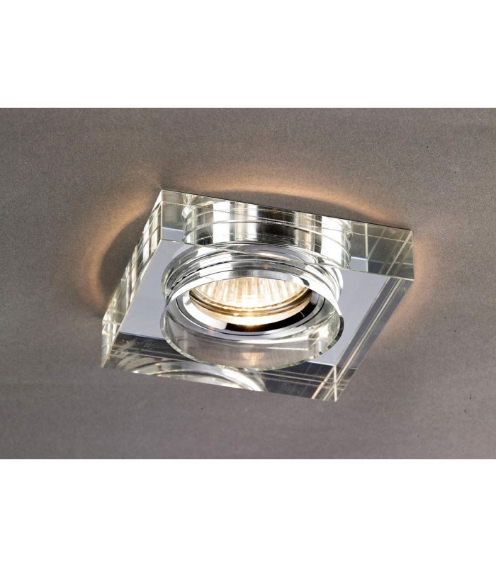 Recessed Downlight Deep Square RIM ONLY Clear, Requires 100035310 To Complete The Item - 2