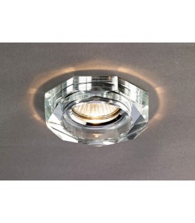 Recessed Downlight Deep Hexagonal RIM ONLY Clear, Requires 100035310 To Complete The Item - 2
