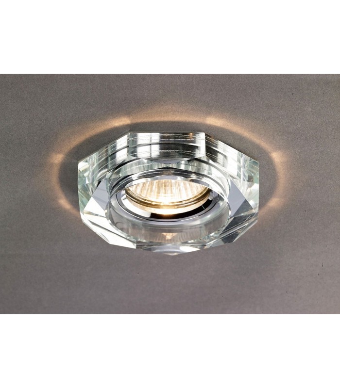 Recessed Downlight Deep Hexagonal RIM ONLY Clear, Requires 100035310 To Complete The Item - 2