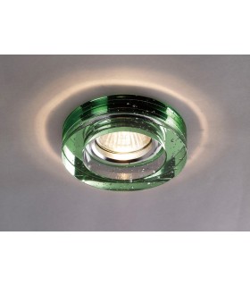 Bubble Recessed Downlight Round RIM ONLY Green, Requires 100035310 To Complete The Item - 2
