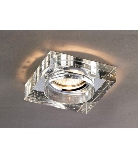 Bubble Recessed Downlight Square RIM ONLY Clear, Requires 100035310 To Complete The Item - 2