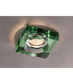 Bubble Recessed Downlight Square RIM ONLY Green, Requires 100035310 To Complete The Item - 2