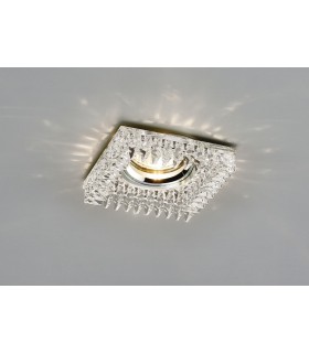 Recessed Downlight Square with Square s Perimeter RIM ONLY Clear, Requires 100035310 To Complete The Item - 2