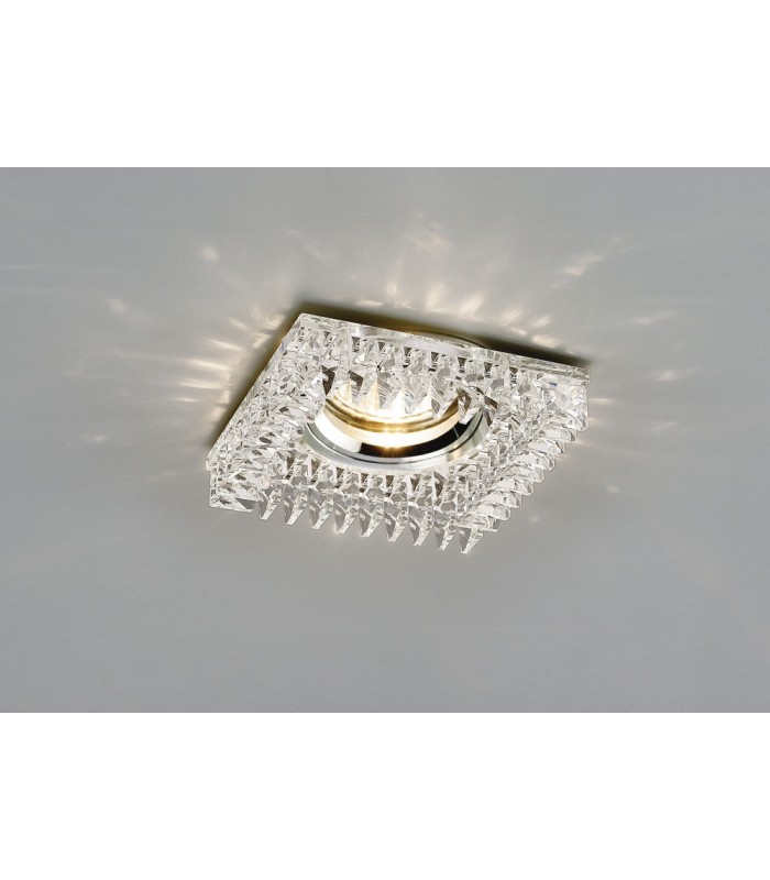Recessed Downlight Square with Square s Perimeter RIM ONLY Clear, Requires 100035310 To Complete The Item - 2