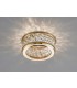GU10 Recessed Downlight with 3 Levels Of Crystal Beads French Gold, Clear - 2