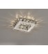 GU10 Square Recessed Downlight Polished Chrome, Crystal - 2