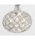 Flush Ceiling 8 Light Satin Nickel, Crystal - 7