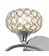 Wall Lamp Switched 1 Light Left Polished Chrome, Crystal - 6