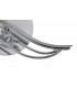 Wall Lamp Switched 1 Light Left Polished Chrome, Crystal - 7