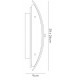 Flush Ceiling, Wall Lamp 1 Light Polished Chrome, Mirror - 3